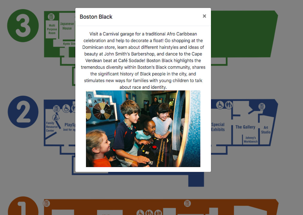 Boston Children's Museum map